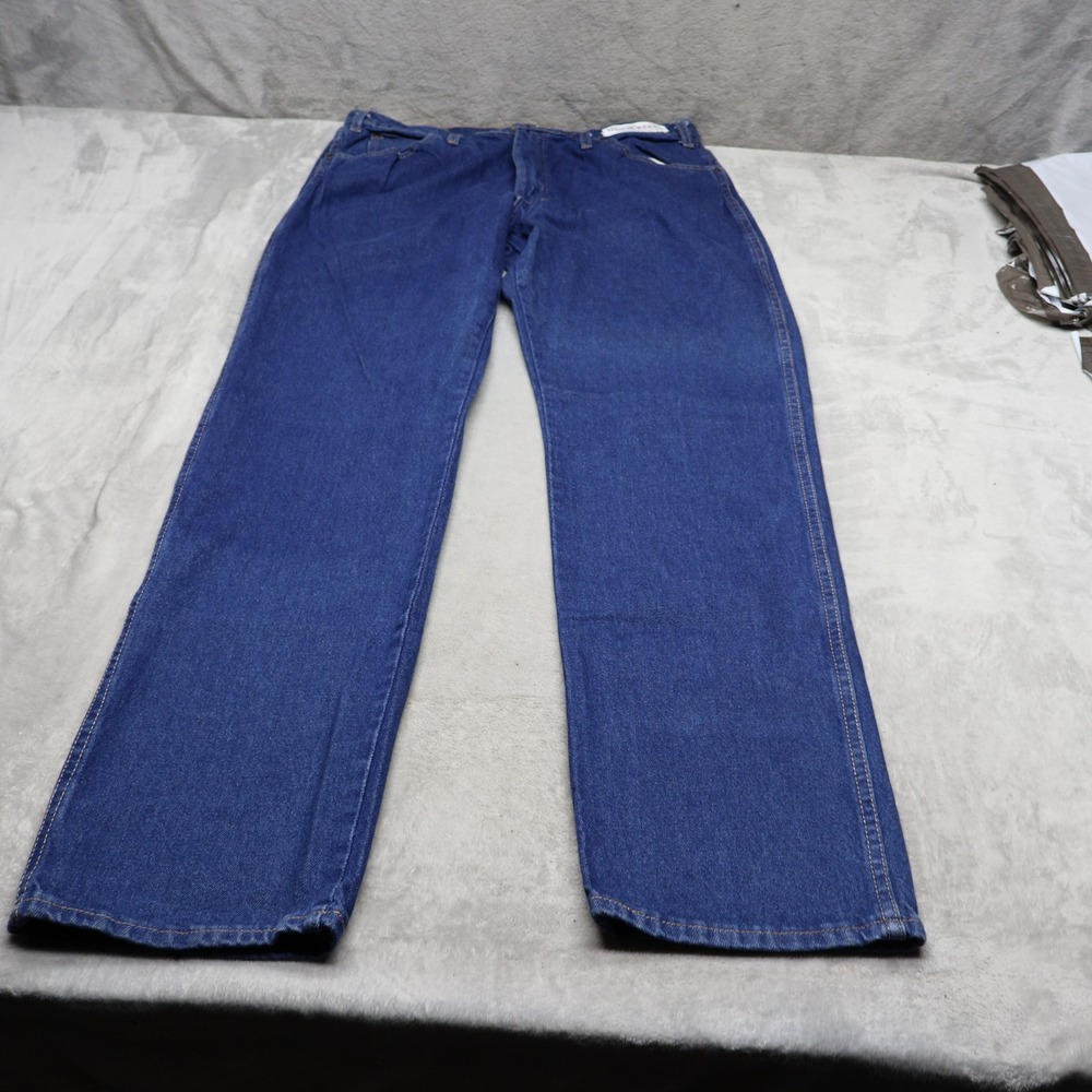 Dickies Jeans Mens 36x35 Medium Wash Straight Leg Classic Rugged Workwear NEW